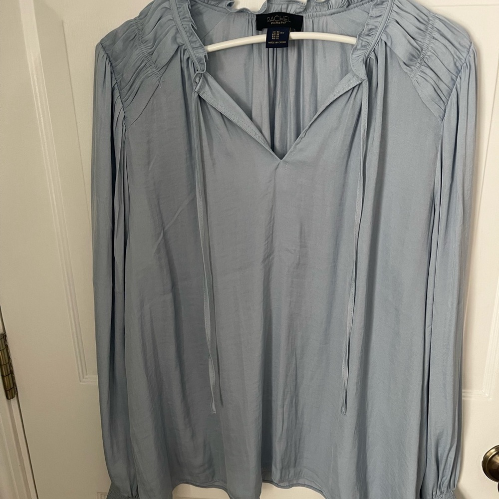 RACHEL Rachel Roy Soft Blue Blouse